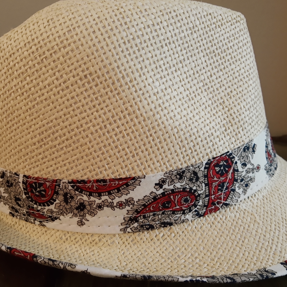 CHARLOTTE DANIEL Women's Paisley S/M Hat/Fedora - Picture 2 of 4